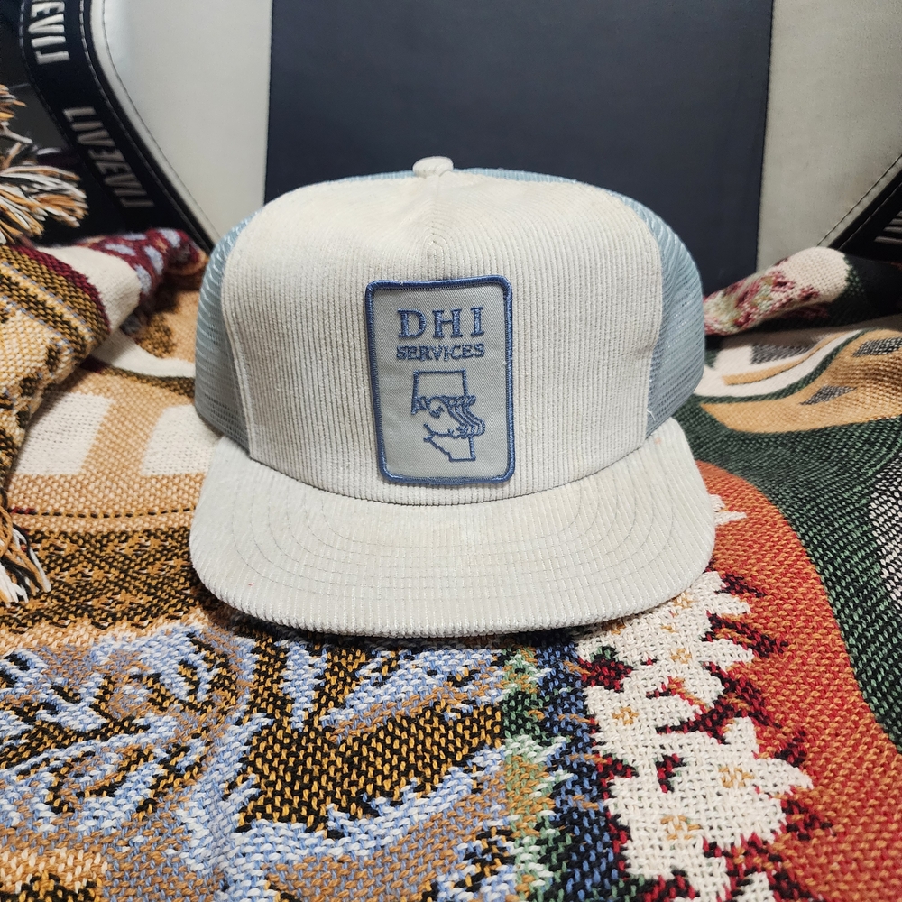 DHI Services Blue and White Cap